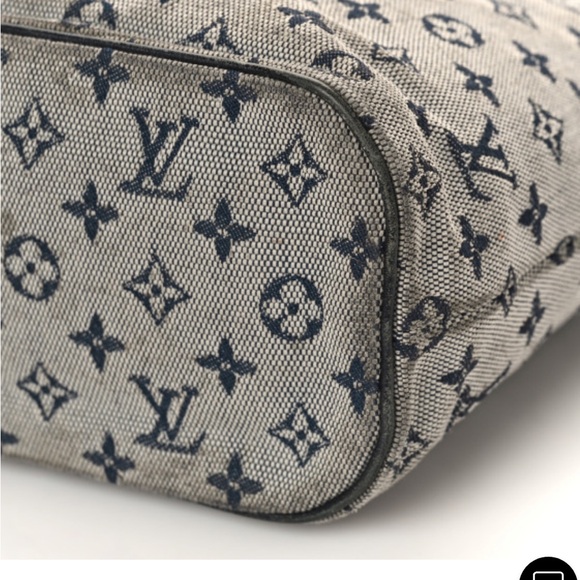 Mini Monogram Lucille PM Navy (worn condition) - Picture 8 of 15